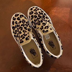 Leopard Print Vans - Kids
